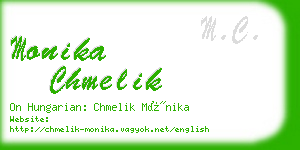 monika chmelik business card